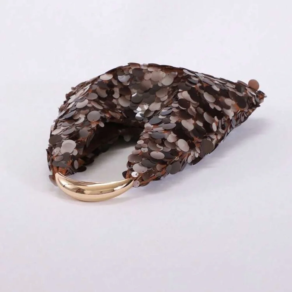 👜 Brown Sequin Bag 👜 - Picture 5 of 6